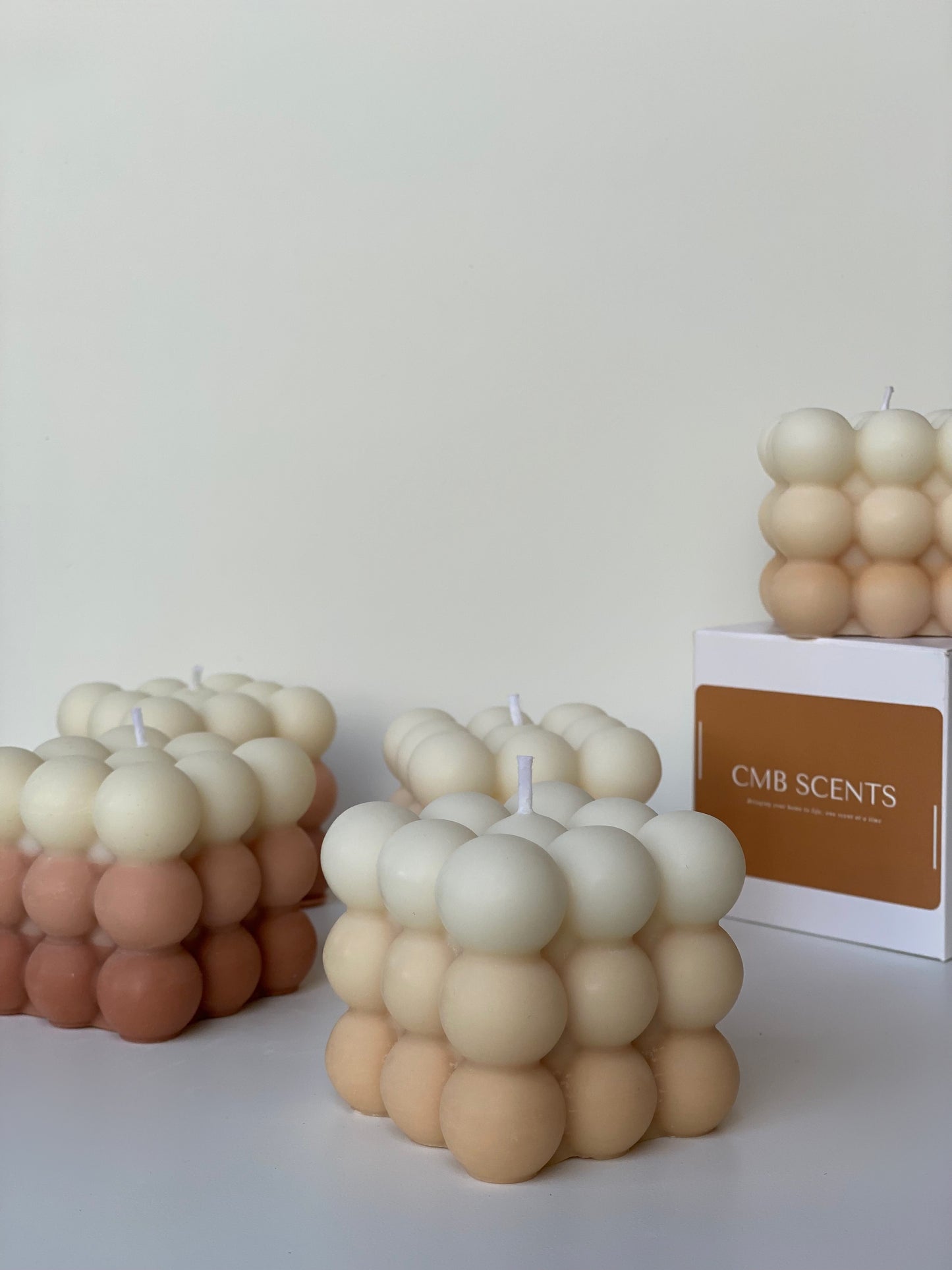 Ombre Bubble Candle