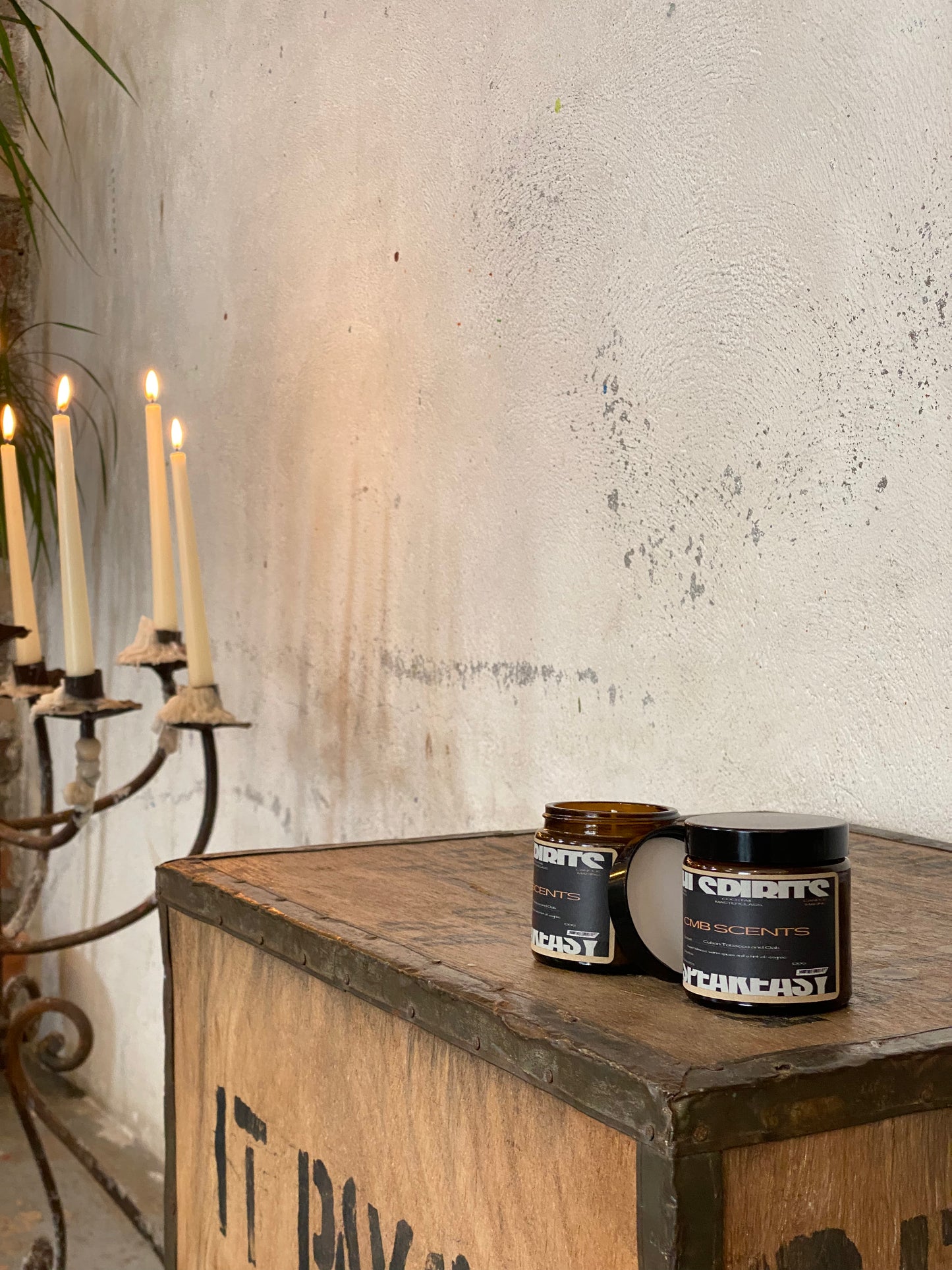 Soy Candle - Cuban Tobacco, 120ml