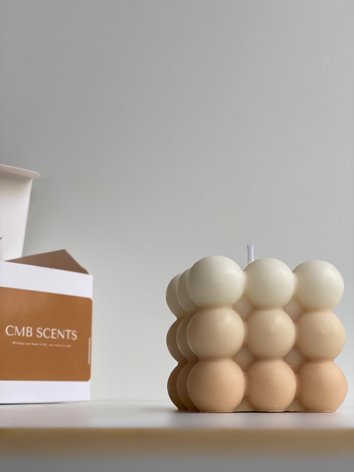 Ombre Bubble Candle