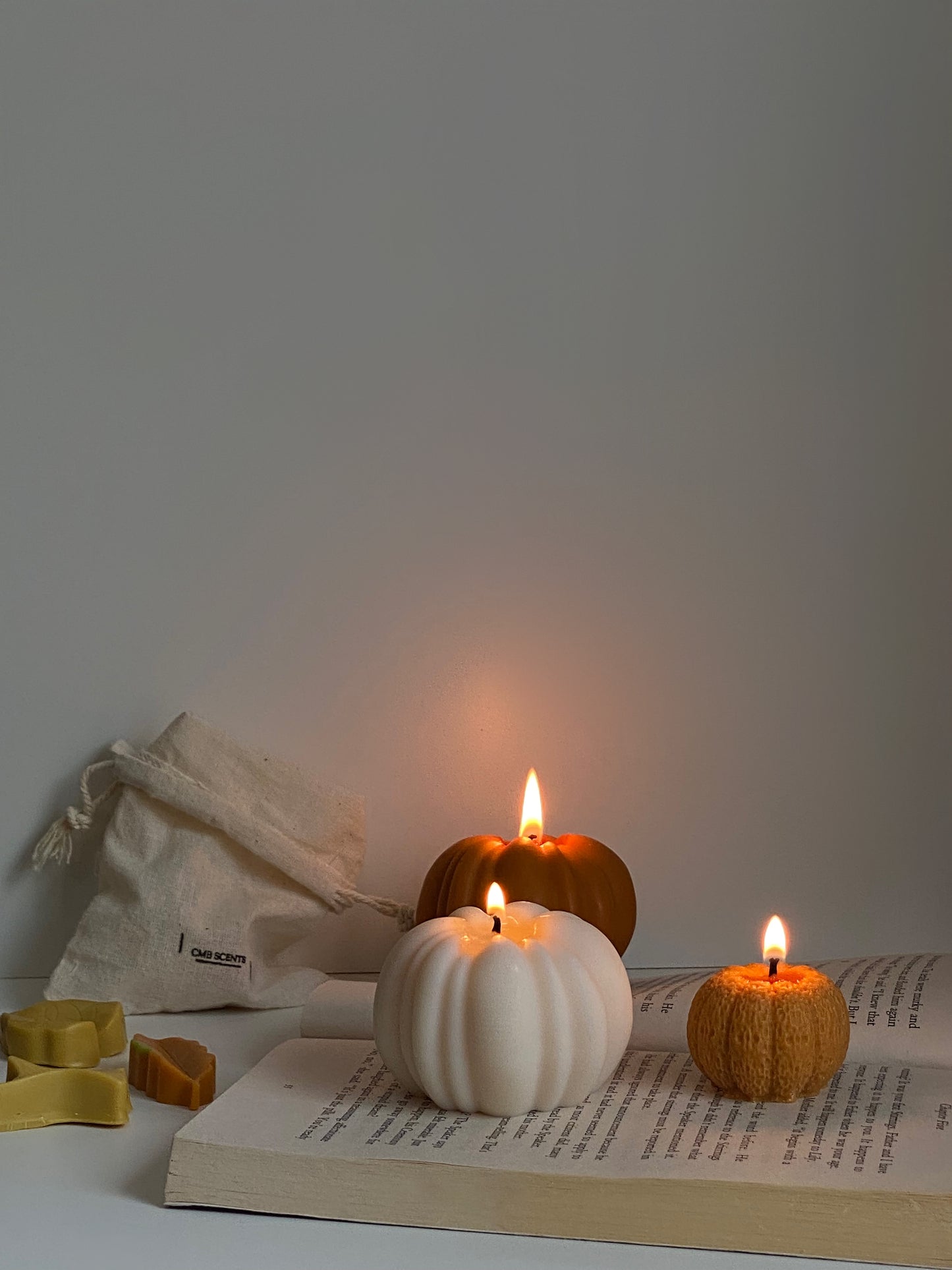 Pumpkin Candle Set