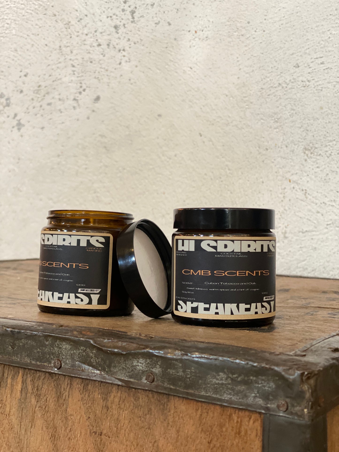 Soy Candle - Cuban Tobacco, 120ml