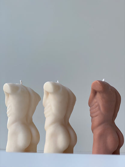 Male Sculpted Body Candle